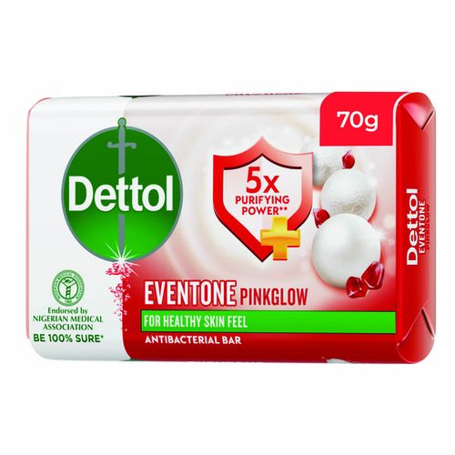 Dettol Soap Pink Glow - 70g